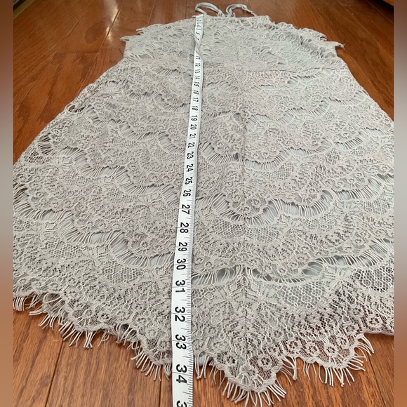 Free People Intimately Racerback Dusk Lace Mini Dress Size Large - Picture 14 of 15